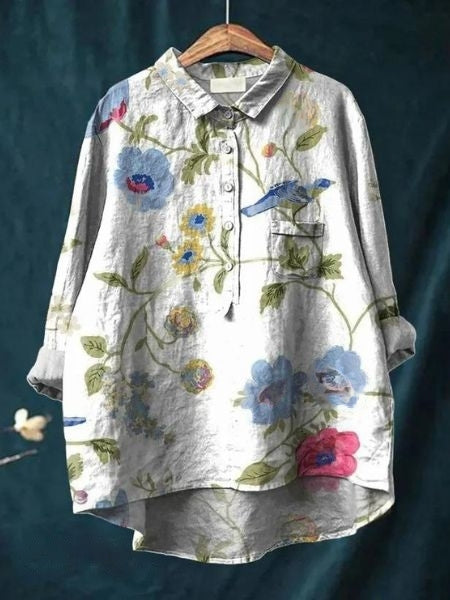 Diana | Blouse with floral print