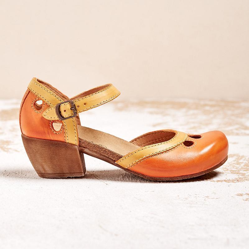 Sienna | Orthopedic sandals with low heel