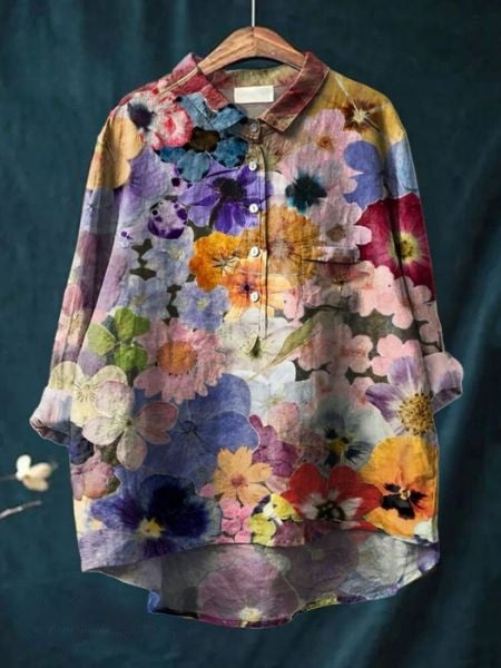 Diana | Blouse with floral print