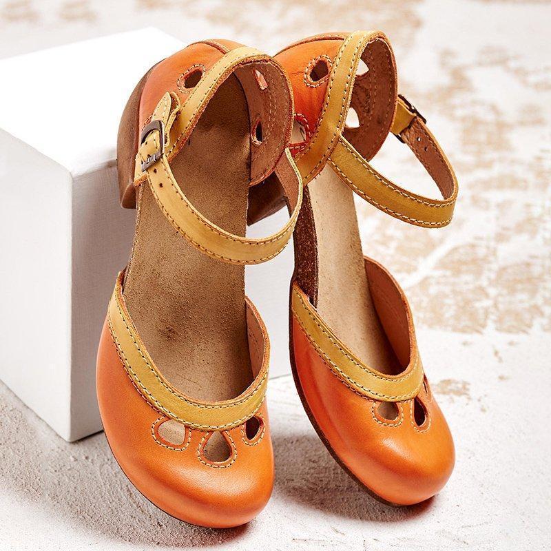 Sienna | Orthopedic sandals with low heel