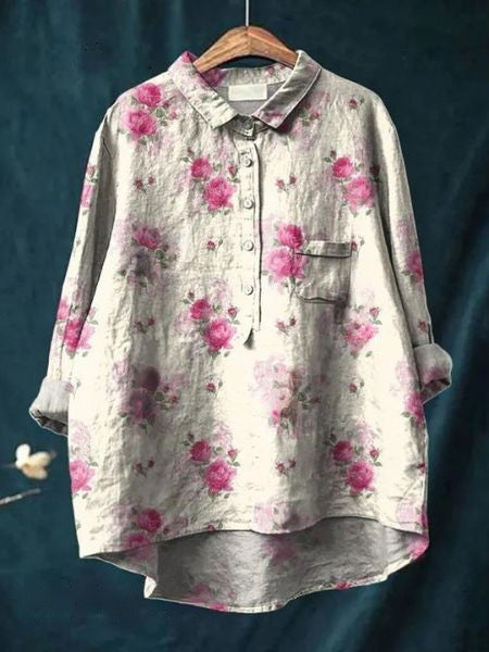 Diana | Blouse with floral print