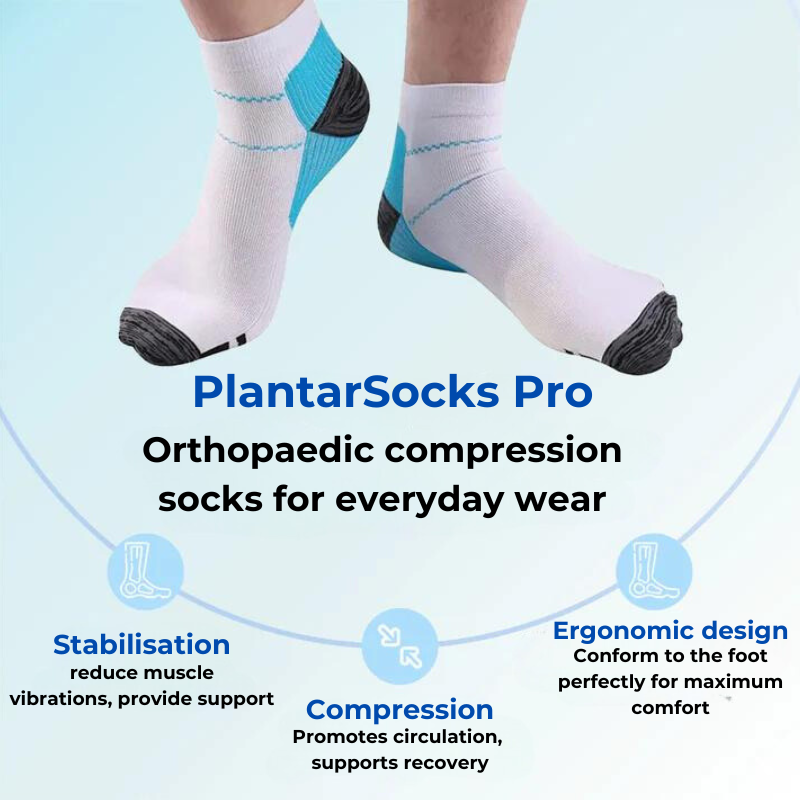 PlantarSocks Pro - Orthopaedic Compression Socks for Everyday Wear