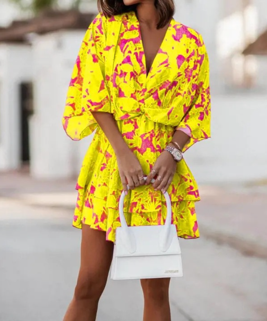 Valora |  Floral Dress