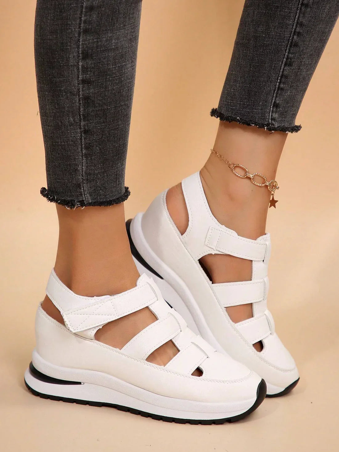 Michelle | Comfort Closed-Toe Sneaker Sandals