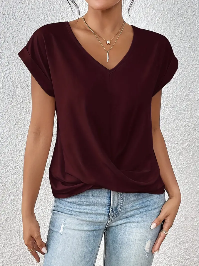 Mara | The Perfect V-neck Top For Woman