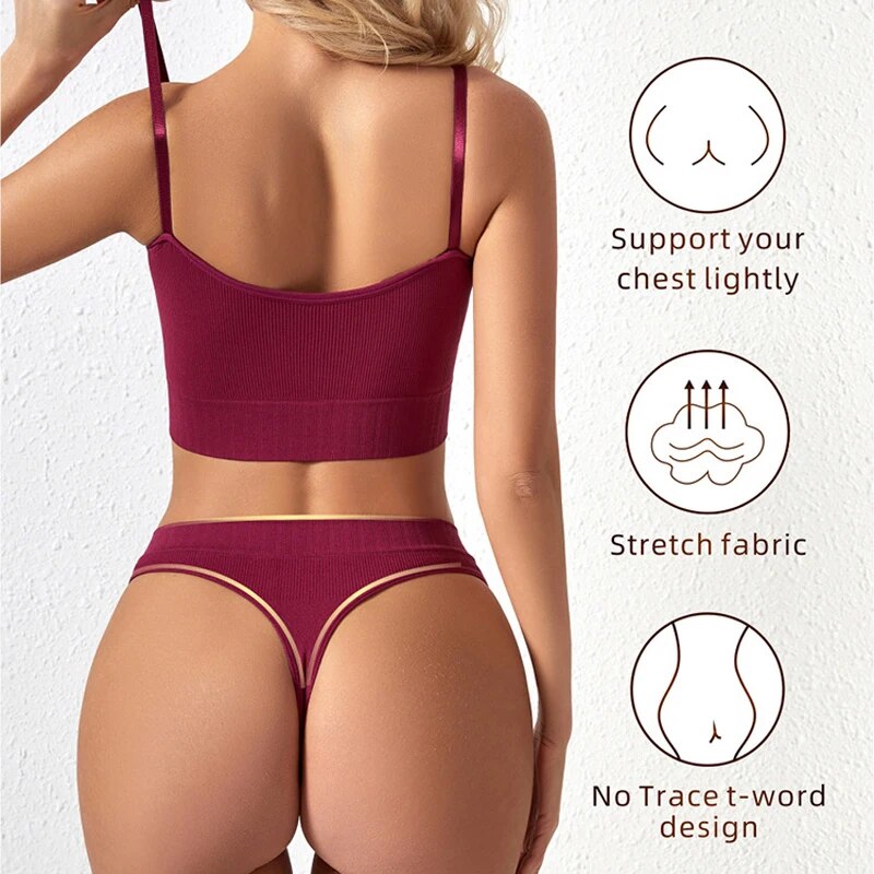 Seamless Bra Lingerie Set