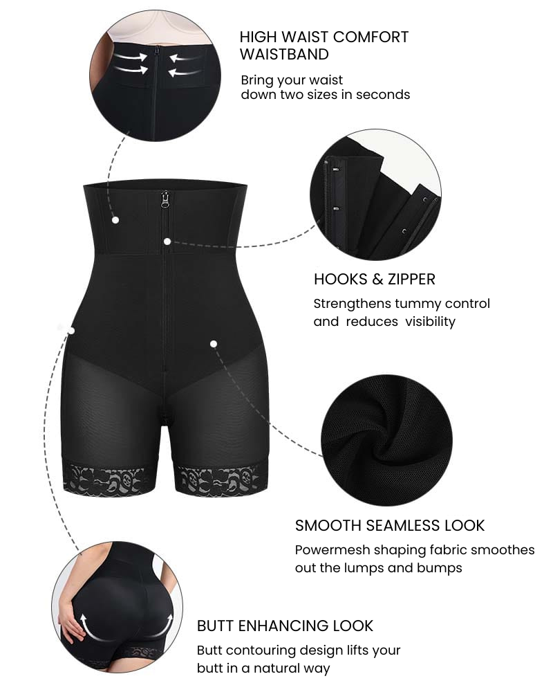 Mia | Boned High Waist Shaper Shorts