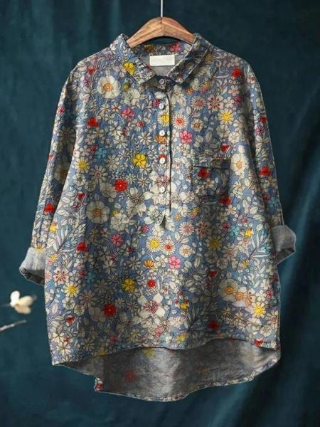 Diana | Blouse with floral print