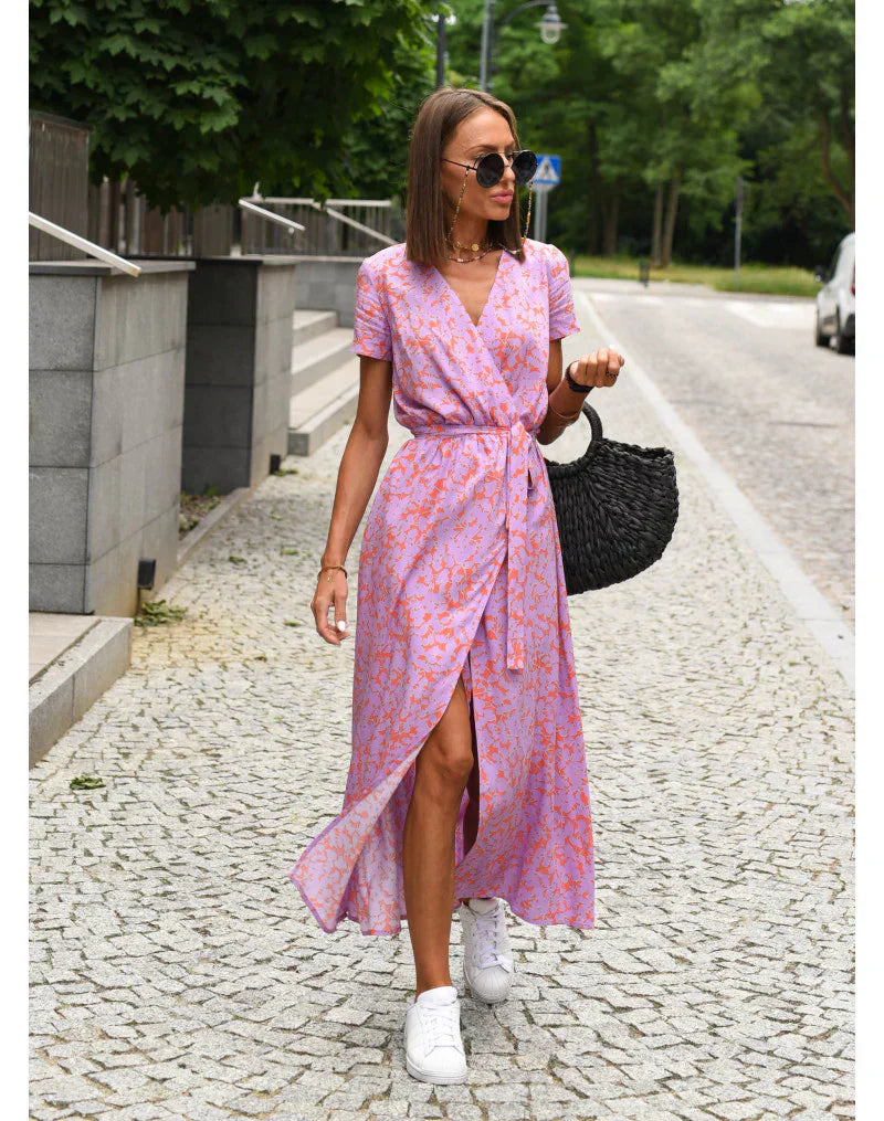 Sam | Chic Dress V-Neck Elegance